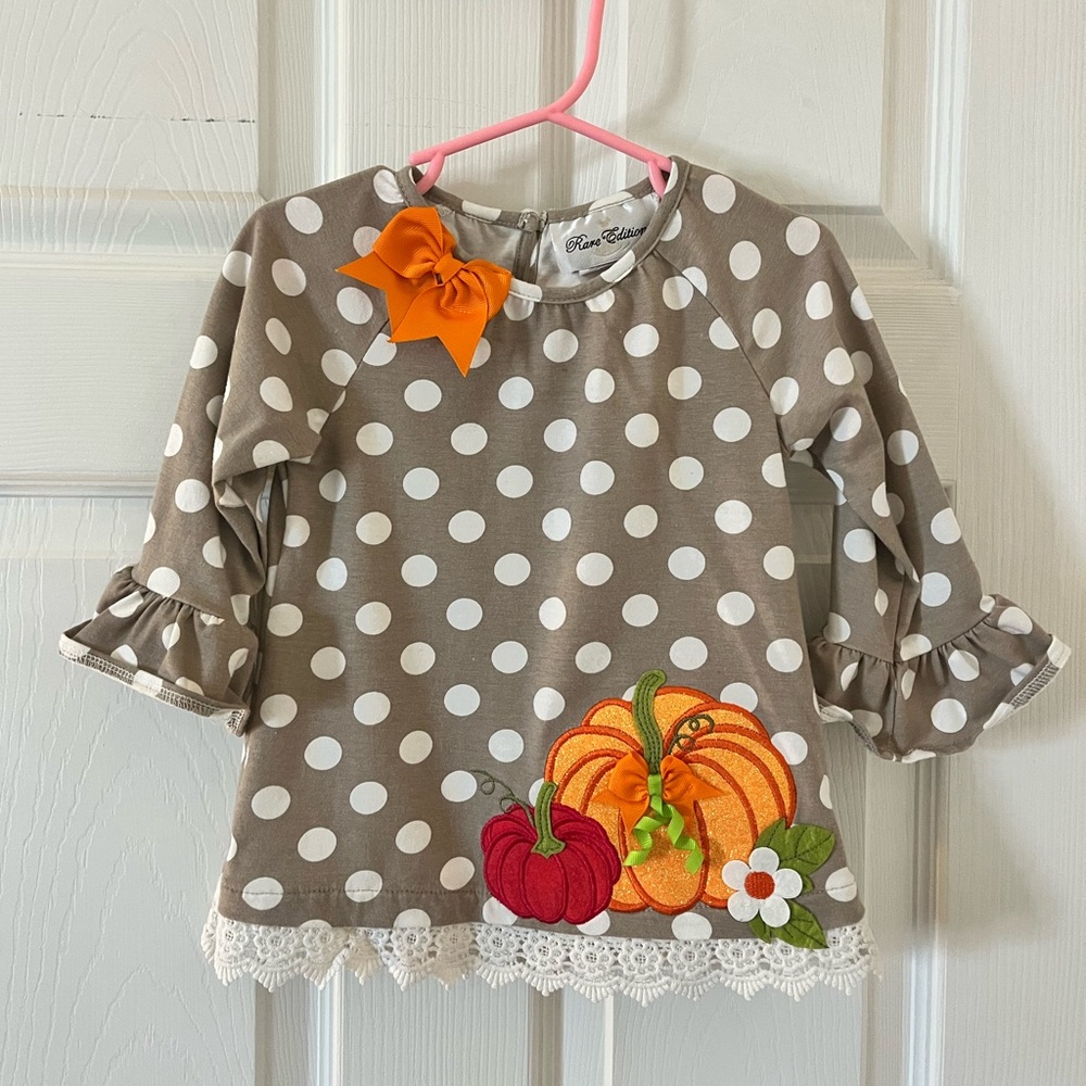 Rare Editions - Autumn Blouse - Size 24month/2T